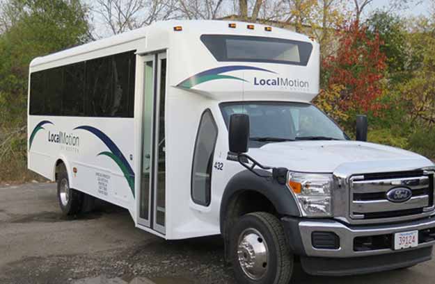 Our Mini-Coach Bus is a Great Choice to Shuttle Passengers to a Special Event
