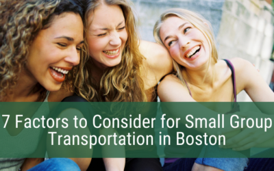 7 Factors to Consider for Small Group Transportation in Boston